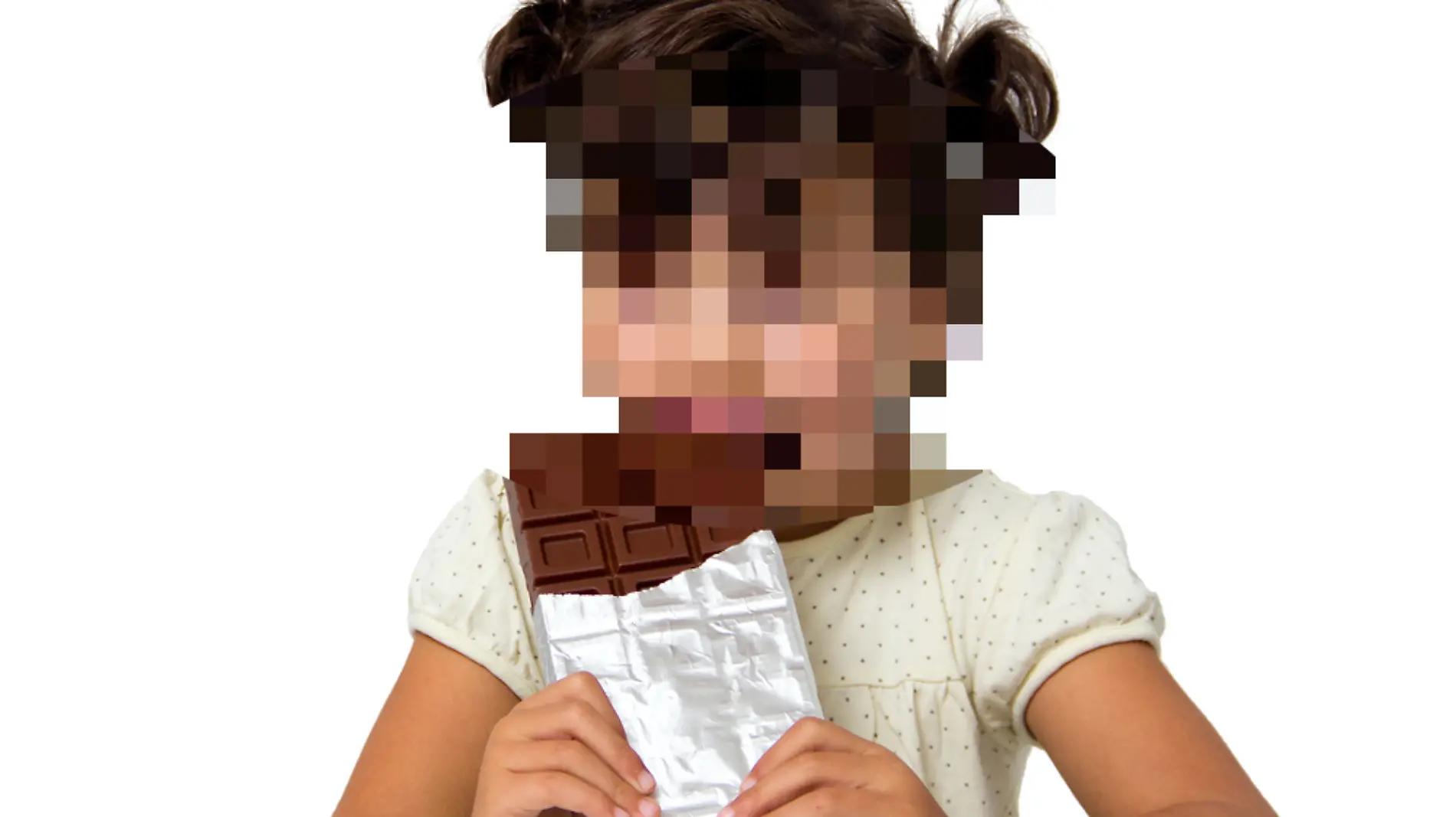 niña con chocolate